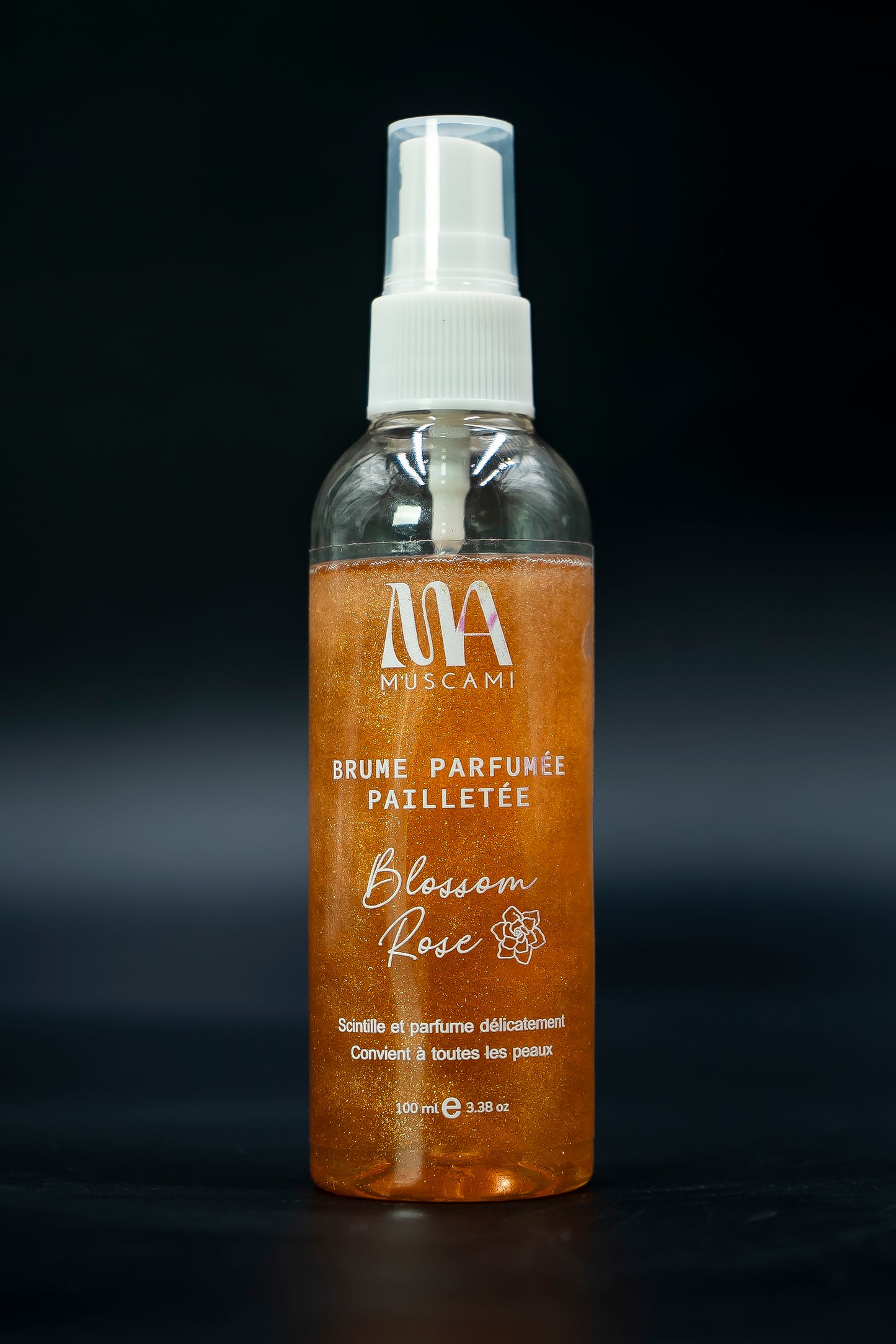 Brume pailletée blossom rose